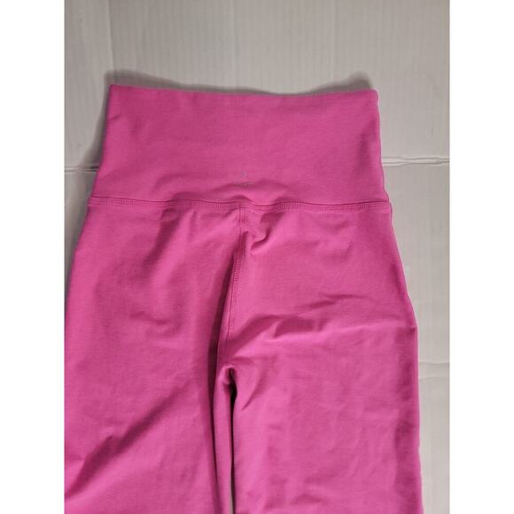 Beyond Yoga Pink Cropped Pant Sz Medium Straight Wide Leg Pull On - Picture 6 of 7